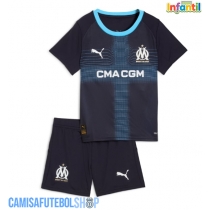 Camisa de time de futebol Olympique de Marseille Replicas 2º Equipamento Infantil 2025-26 Manga Curta (+ Calças curtas)